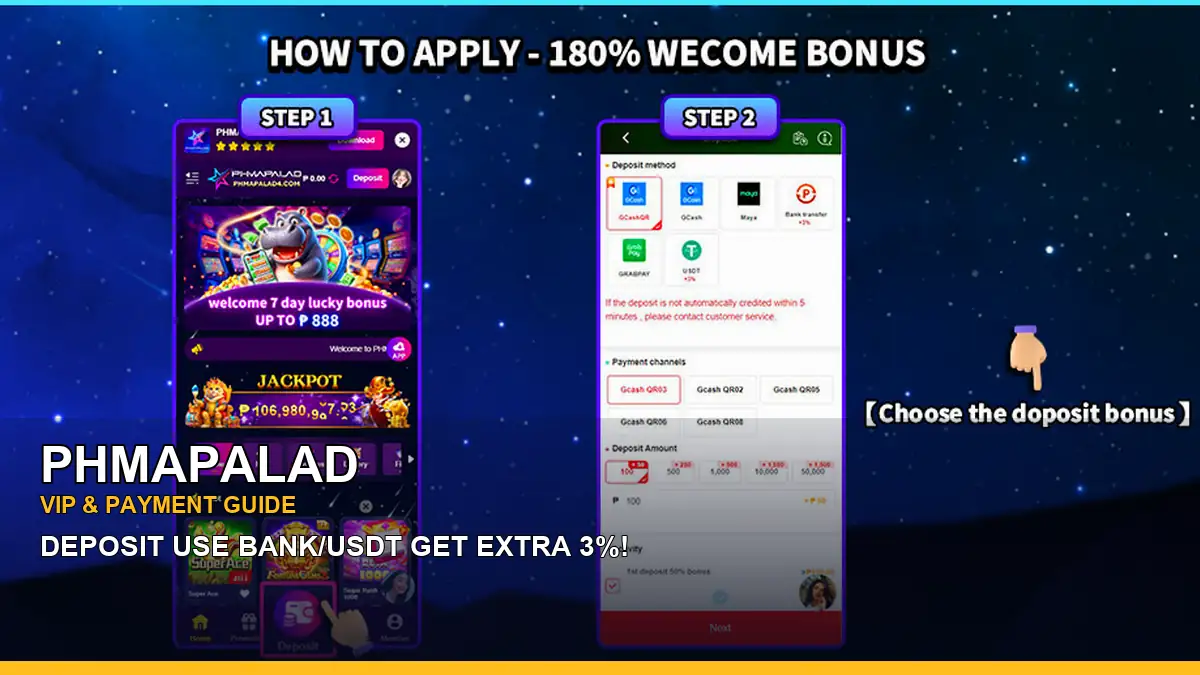 PHMAPALAD VIP rewards and payment guide for Philippine players